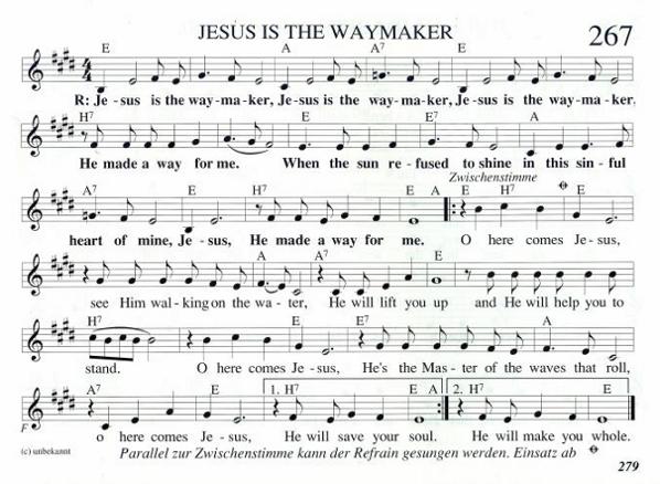 Jesus is the waymaker